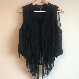Genuine Leather Vest Forever 21